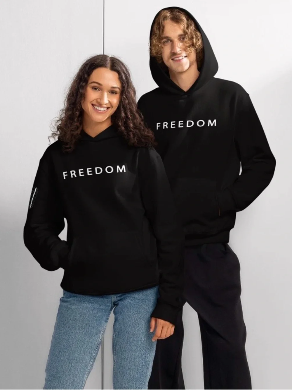 Charlie Kirk Freedom Hoodie Sweatshirt Black Youth XL American Flag TurningPoint